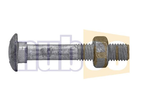 M20X330MM GAL CL4.6 CUPHEAD BOLT & NUT