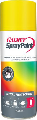 350G AEROSOL SPRAY PAINT - GOLDEN YELLOW GLOSS