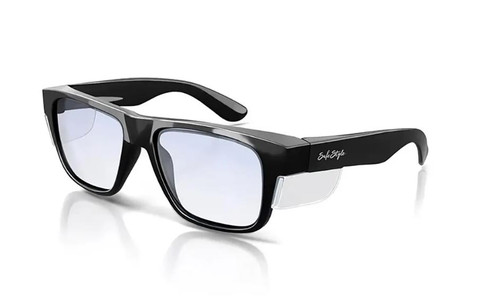 FUSIONS SAFETY GLASSES BLACK FRAME / BLUE LIGHTLENS