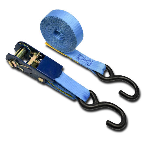 25MMX4.5M 350KG RATCHET TIE DOWN WITH S HOOK