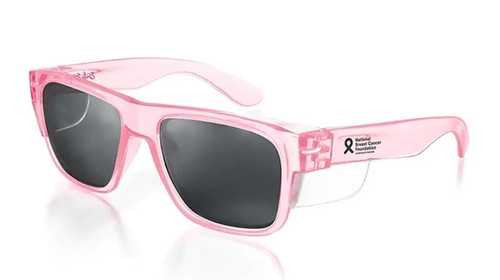 FUSIONS SAFETY GLASSES PINK FRAME / POLARISED LENS