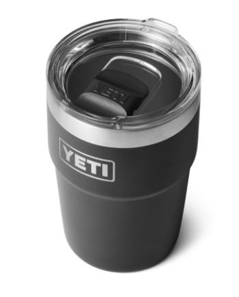473ML 16OZ RAMBLER INSULATED STACKABLE CUP-BLACK