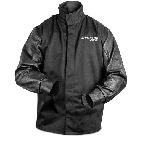 XXL ROGUE MODEL 202 LEATHER SLEEVED WELDING JACKET