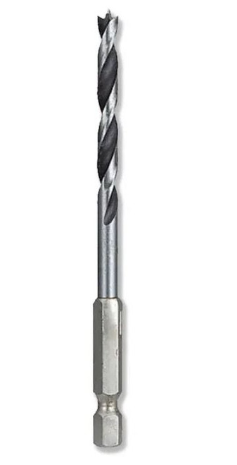 10MM 1/4\" IN HEX DRIVE BRAD POINT DRILL BIT