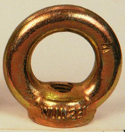 20MM Z/P SHOULDERED EYE NUT 1.2TONNE