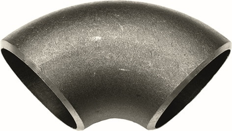 80MM 90DEG BLACK BUTTWELD SHORT RADIUS ELBOW