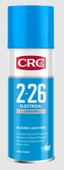 SWITCH CLEANER LUBRICANT CRC 2.26 450G AEROSOL