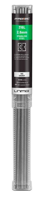 2.6MM 1KG 316L STAINLESS STEEL WELDING ELECTRODES