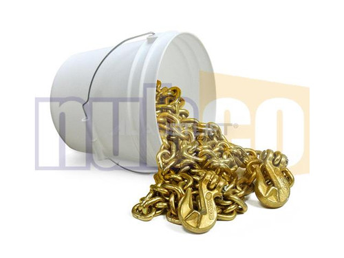 8MM X 9MTR G70 TRANSPORT CHAIN KIT C/W GRAB HOOKS 3800KGS