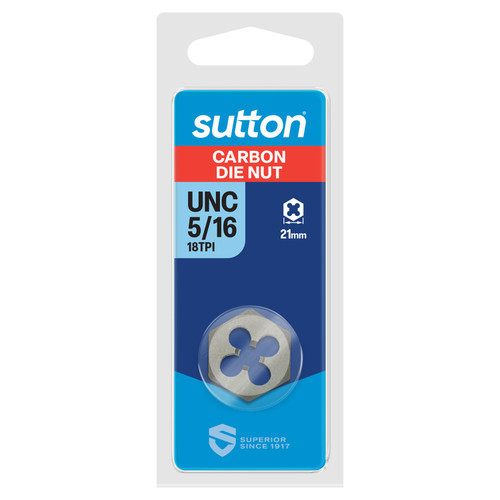 3/4\" 10TPI UNC CHROME DIE NUT