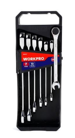 7PCE SAE RATCHET SPANNER SET
