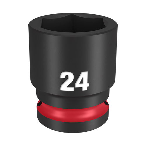 1/2\" DRIVE 24MM STD 6 POINT SHOCKWAVE IMPACT SOCKET