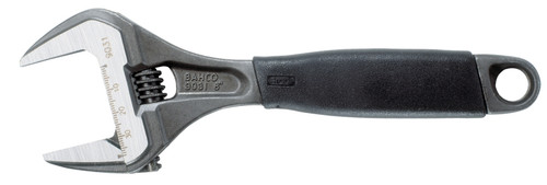200MM (8\") ADJUSTABLE WRENCH WITH PLASTIC HANDLE