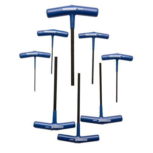8PCE METRIC T-HANDLE HEX KEY SET
