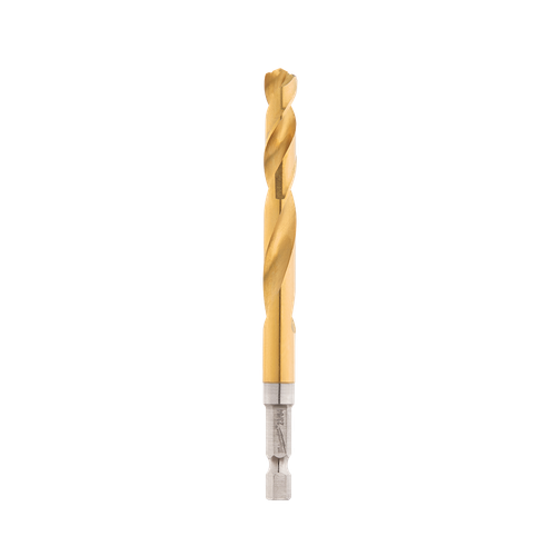 8.5MM 1/4\" HEX SHANK RED HELIX TITANIUM DRILL BITS