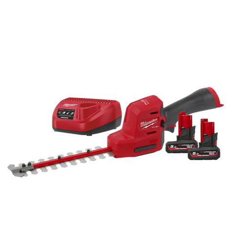 (O) 12V HEDGE TRIMMER KIT - 2X5.0AH BATT
