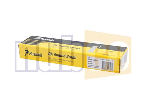 38MM 15GA BRIGHT DA ANGLED BRADS 3000PK
