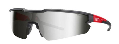 SILVER MIRRORED SAFETY GLASSES