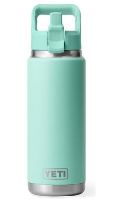 760ML 26OZ RAMBLER INSULATED BOTTLE W/ STRAW LID-SEAFOAM