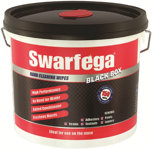 70PK BLACK BOX HAND CLEANING WIPES TUB