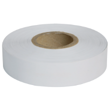 25MM X 100MTR WHITE SURVEY ( FLAGGING ) TAPE