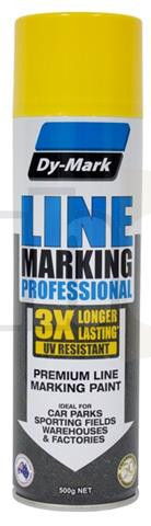 500G YELLOW AEROSOL PROFESSIONAL LINE MARKING PAINT