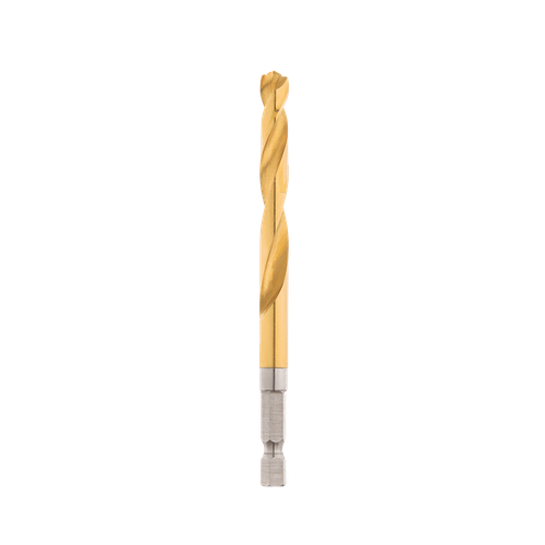 7MM 1/4\" HEX SHANK RED HELIX TITANIUM DRILL BITS