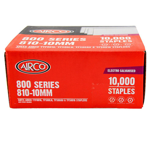10000PK 10MM 800 SERIES GALV STAPLES