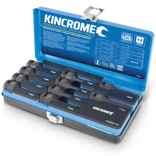 10PCE 1/2\" TORX IMPACT SOCKET SET