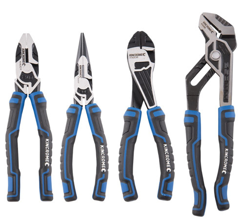 4PCE 175-250MM MULTI,LONG,DIAG,COMB PLIER SET