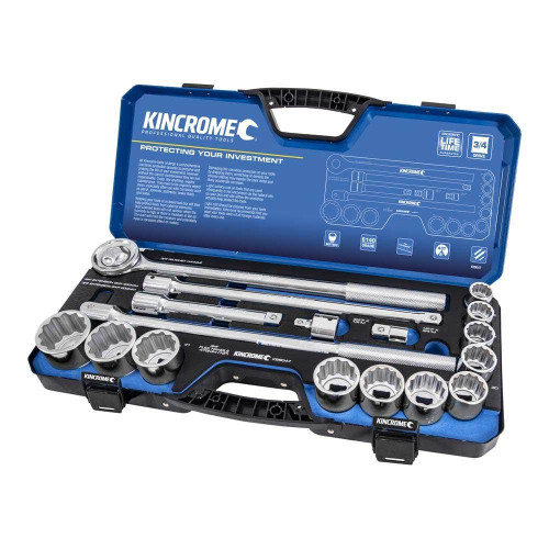 17PCE 3/4\" DR METRIC SOCKET SET
