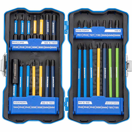28PCE 25,50,75 & 100MM IMPACT BIT SET
