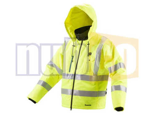 12V LARGE YELLOW HI-VIS HEATED JACKET ONLY