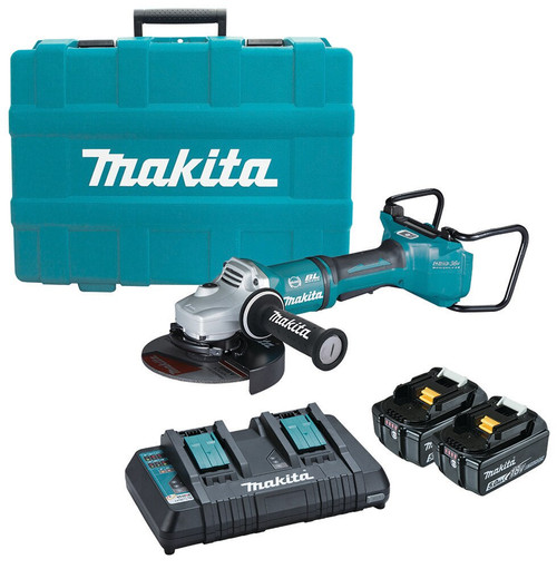 36V ( 18V X2) 180MM B/LESS AWS ANGLE GRINDER 2X5AH BAT,CHRG