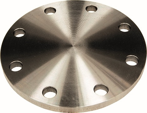 100MM BLACK STEEL TABLE D BLIND FLANGE