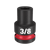 1/2\" DRIVE 3/8\" STD 6 POINT SHOCKWAVE IMPACT SOCKET