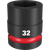 1\" DRIVE 32MM STD 6 POINT SHOCKWAVE IMPACT SOCKET
