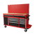 61\" 11 DRAWER MOBILE WORK STATION BENCH - WOOD TOP