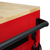 40\" 6 DRAWER MOBILE WORK BENCH W/ WOOD TOP