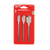 3PCS TIMBER SPADE BIT SET - 16MM, 19MM, 25MM