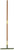 EXTRA WIDE GARDEN RAKE WITH LONG ALUMINIUM HANDLE
