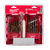 25PCE ROUND 3 POINT SHANK RED HELIX COBALT DRILL BIT SET