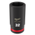 3/4\" DRIVE 32MM DEEP 6 POINT SHOCKWAVE IMPACT SOCKET