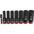 8PC 3/8\" DRV SAE DEEP 6 PT SHOCKWAVE IMPACT SOCKET SET