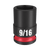 3/8\" DRIVE 9/16\" STD 6 POINT SHOCKWAVE IMPACT SOCKET