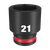 3/8\" DRIVE 21MM STD 6 POINT SHOCKWAVE IMPACT SOCKET