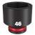 3/4\" DRIVE 46MM STD 6 POINT SHOCKWAVE IMPACT SOCKET