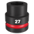 1\" DRIVE 27MM STD 6 POINT SHOCKWAVE IMPACT SOCKET