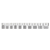 10PC 3/8\" DRIVE STANDARD METRIC SOCKET SET ON RAIL