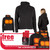 12V SML BLACK WOMENS HEATED HOODIE